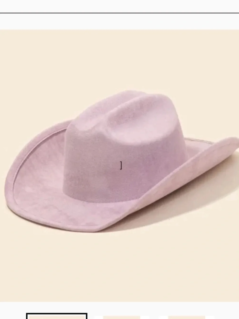 Lavender Women's Felt Cowboy Hat